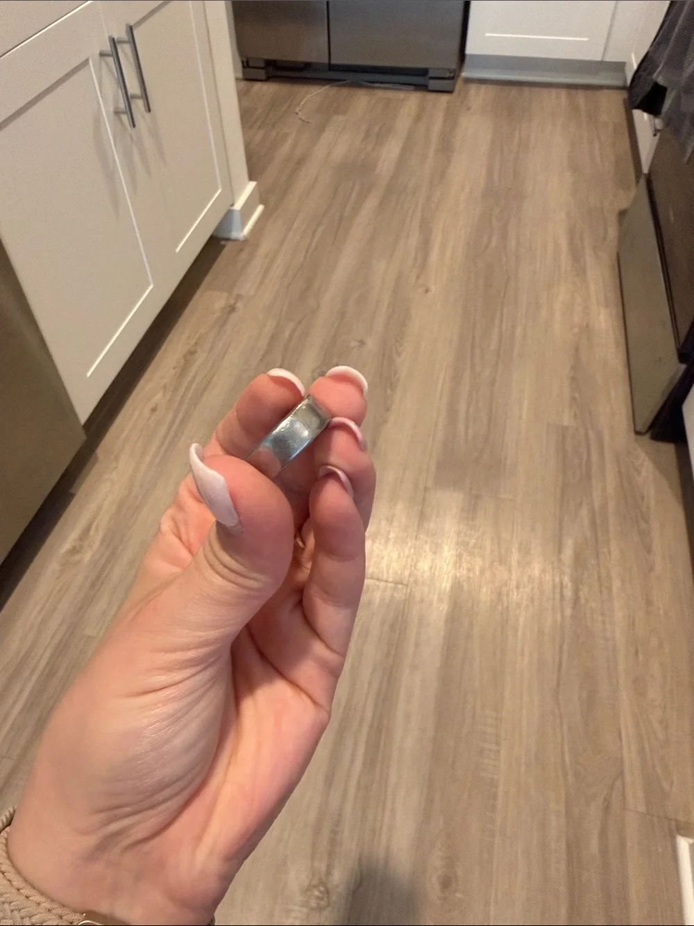 Oura Gen3 Horizon Silver Size 8